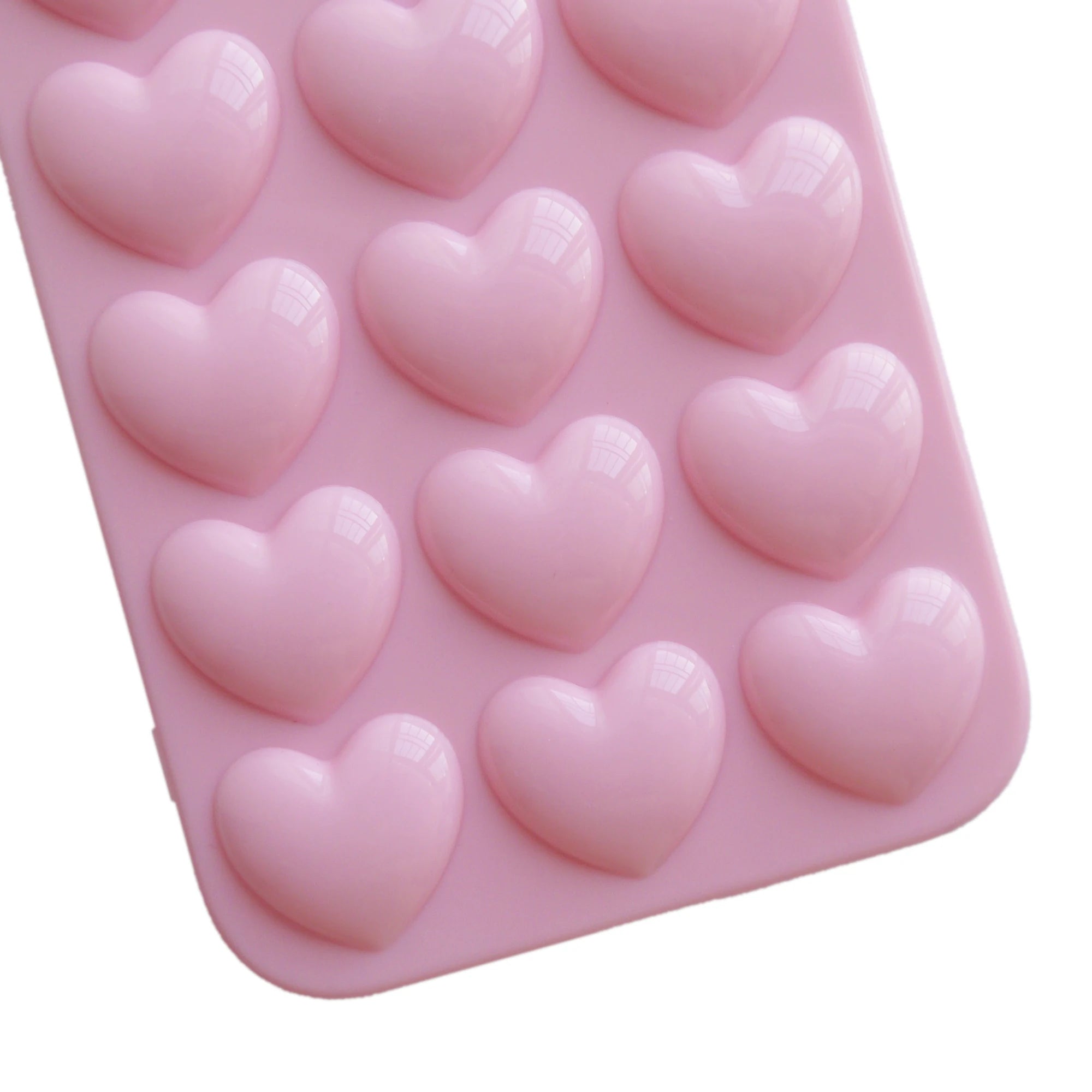 iPhone 16 Pro Max Plus Mini Case 3D Bubble Pop Heart Soft Cover Pink